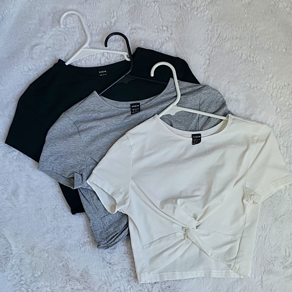 Shein Croptops Set (3)